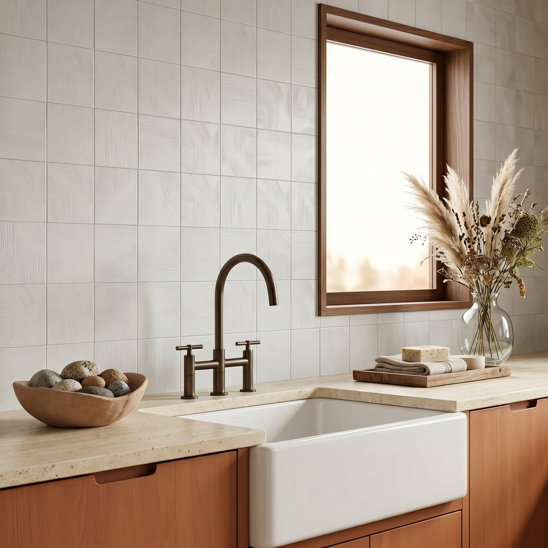 Spatula Plaster 7X7 Matte Porcelain Tile