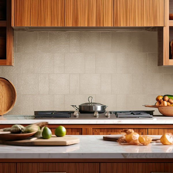 Spatula Sandstone 7x7 matte porcelain tile reflecting a warm, handcrafted character with its earthy sandstone tone and artisanal matte finish