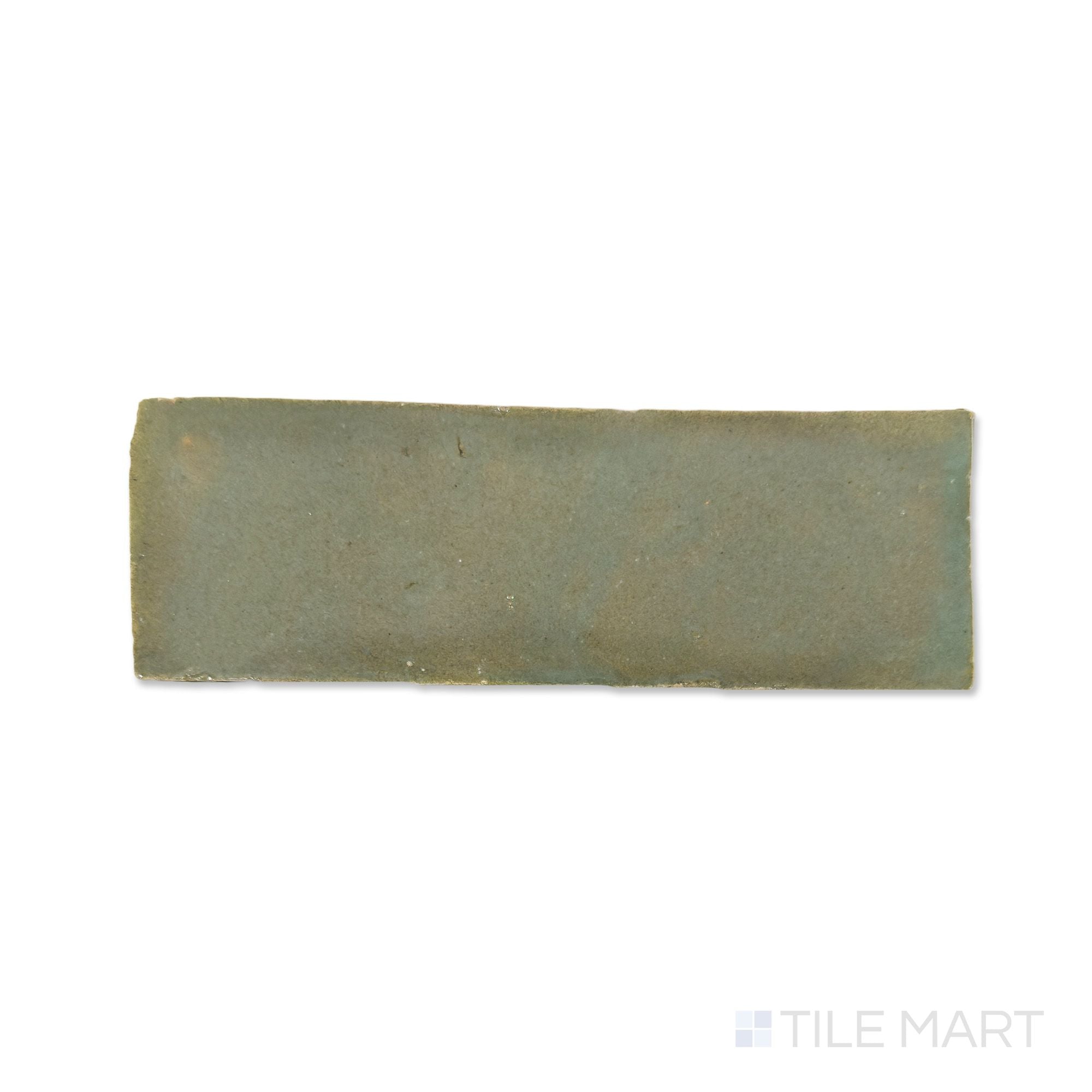 トルネ Zellige Classique Mint Tea 2X6 Glossy Terracotta Subway Hand Cut
