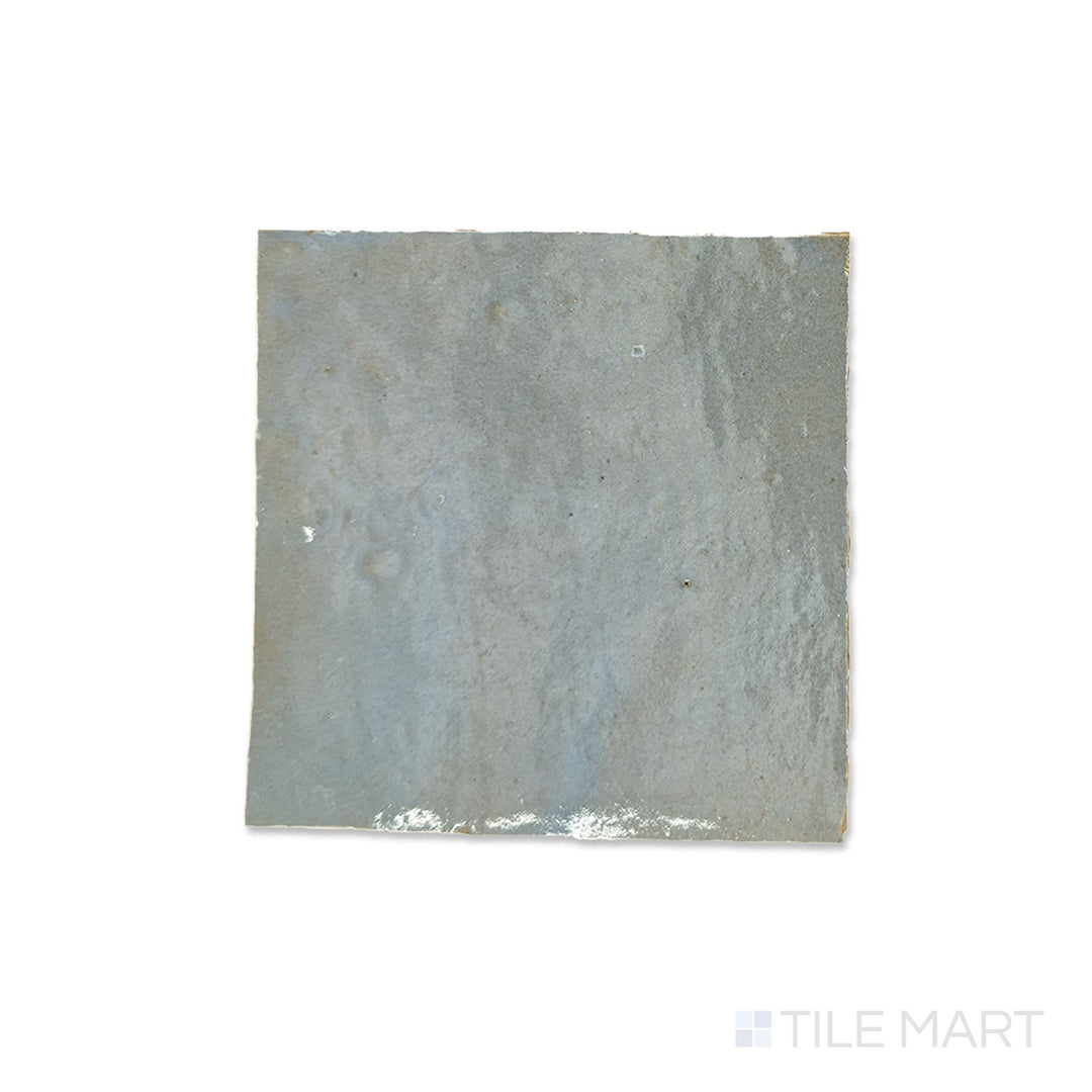 Zellige Classique Gris Perle 4X4 Glossy Terracotta Hand Cut Tile