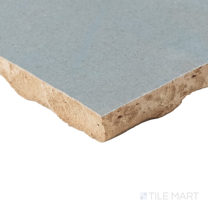 Zellige Classique Gris Perle 4X4 Glossy Terracotta Hand Cut Tile
