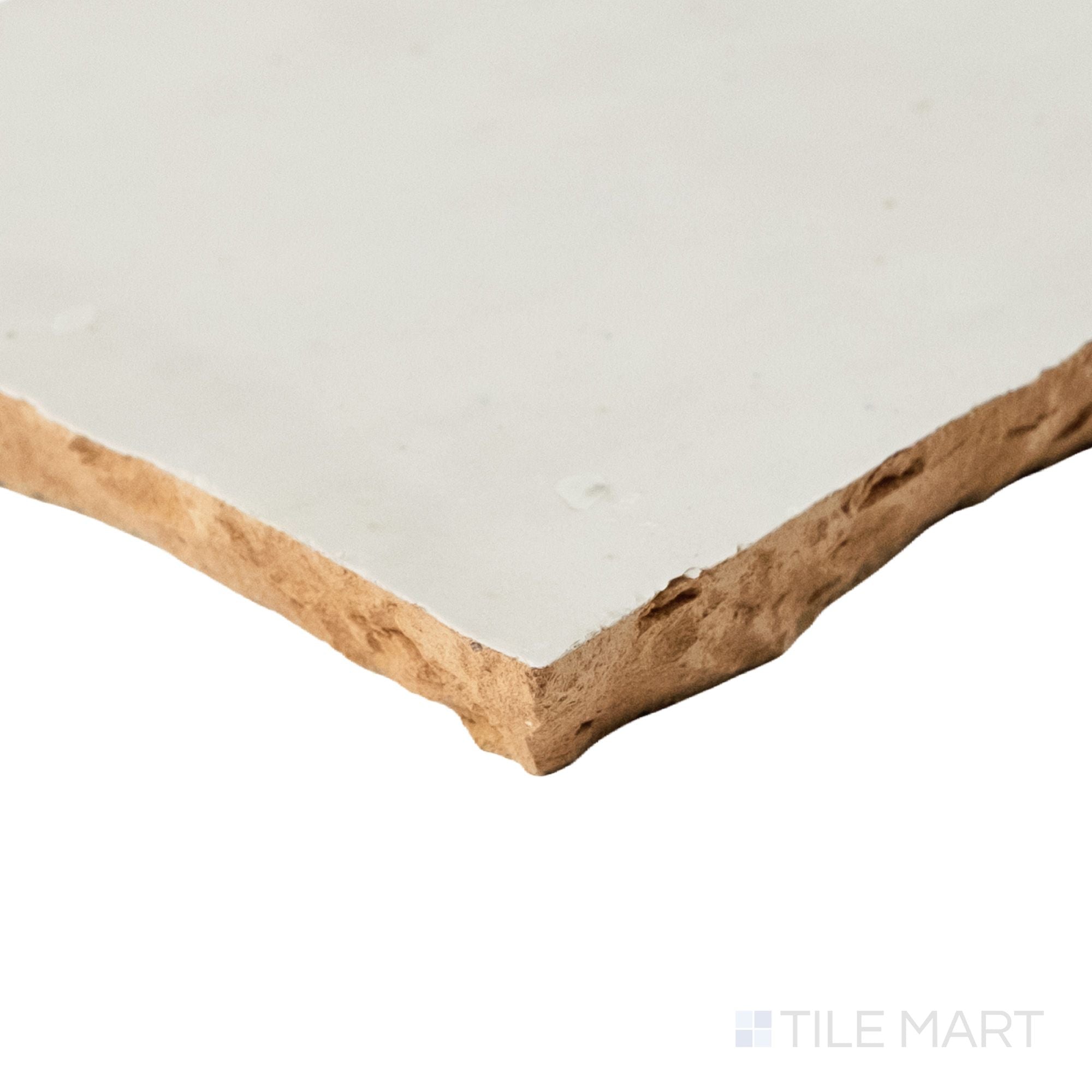 Zellige Classique Lambswool 4X4 Glossy Terracotta Hand Cut Tile
