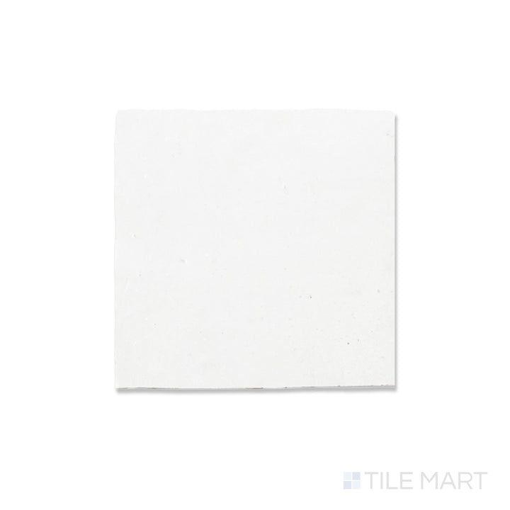 Zellige Bespoke Desert Pearl 4X4 Glossy Terracotta Hand Cut Tile