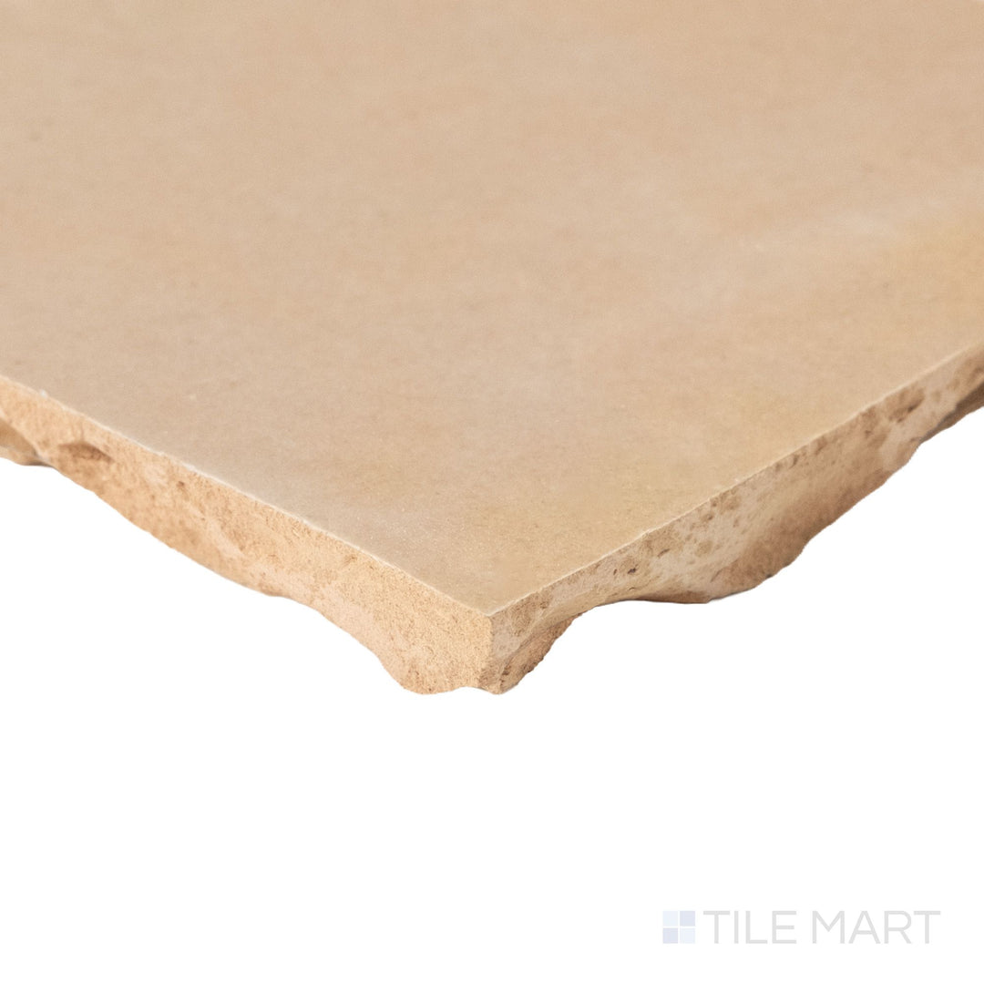 Zellige Bespoke Nomad Sand 4X4 Glossy Terracotta Hand Cut Tile