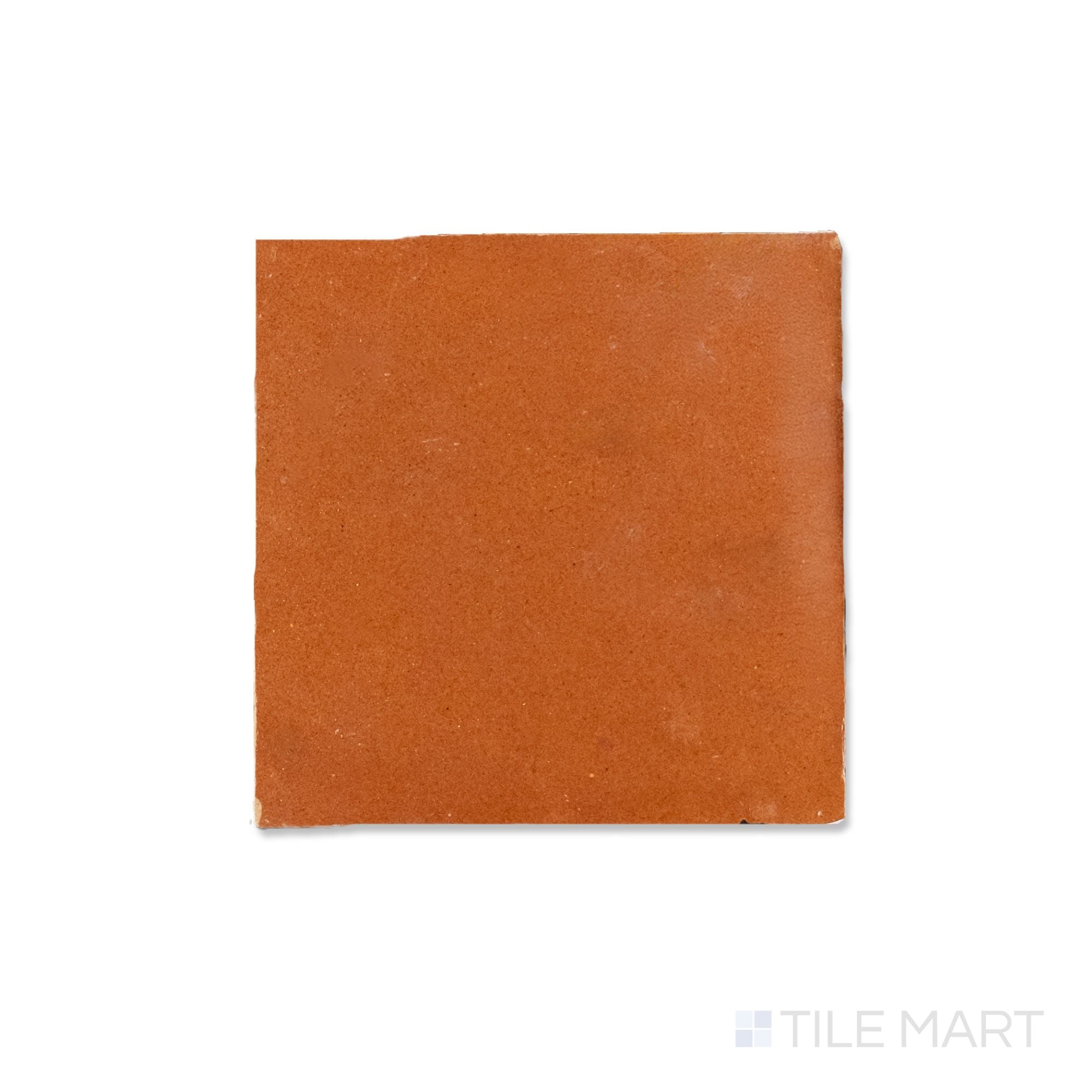 Zellige Bespoke Sundried Clay 4X4 Glossy Terracotta Hand Cut Tile