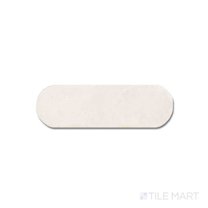 Zellige Bespoke Desert Pearl 2X6 Long Oval Glossy Terracotta Subway Hand Cut Tile