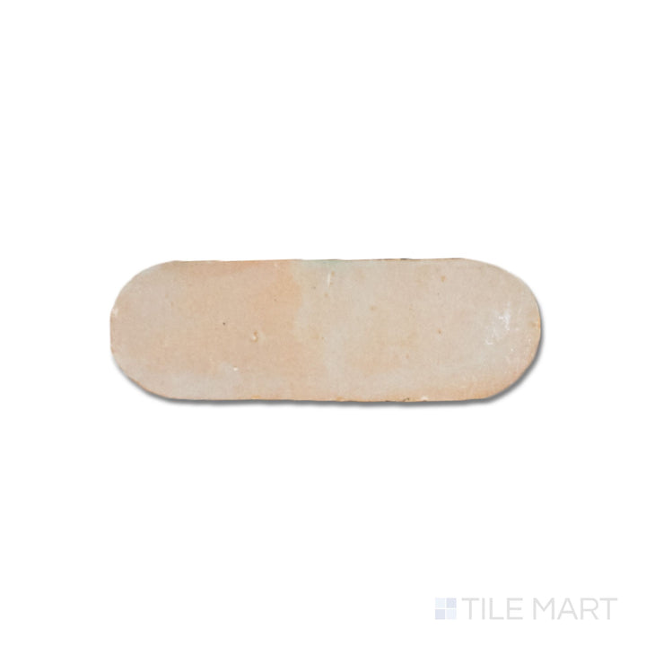 Zellige Bespoke Twilight Bloom 2X6 Long Oval Glossy Terracotta Subway Hand Cut Tile