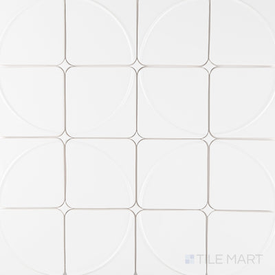 Curves Mandala Ice 6X6 Glossy Ceramic