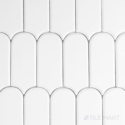 Curves Clara Ice 2.5X6 Glossy Ceramic