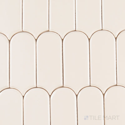 Curves Clara Ivory 2.5X6 Glossy Ceramic