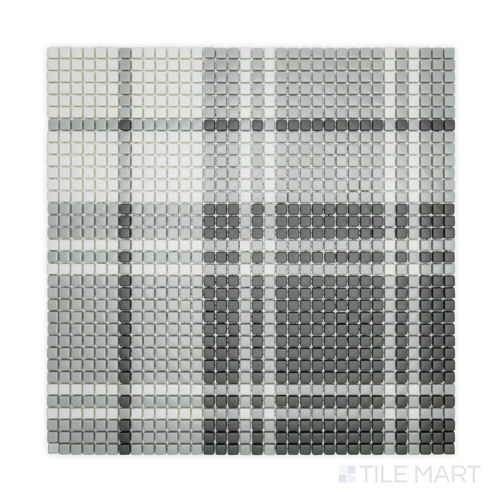 Geometro Highland Lancaster Matte Recycled Glass Mosaic