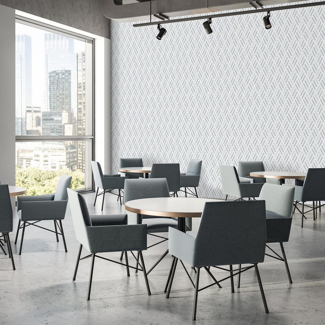 A retro-inspired hexagon pattern with a matte finish brings a vintage yet modern appeal, perfectly complementing Geometro Missoni Retro 3/8" hexagon matte recycled glass mosaic.