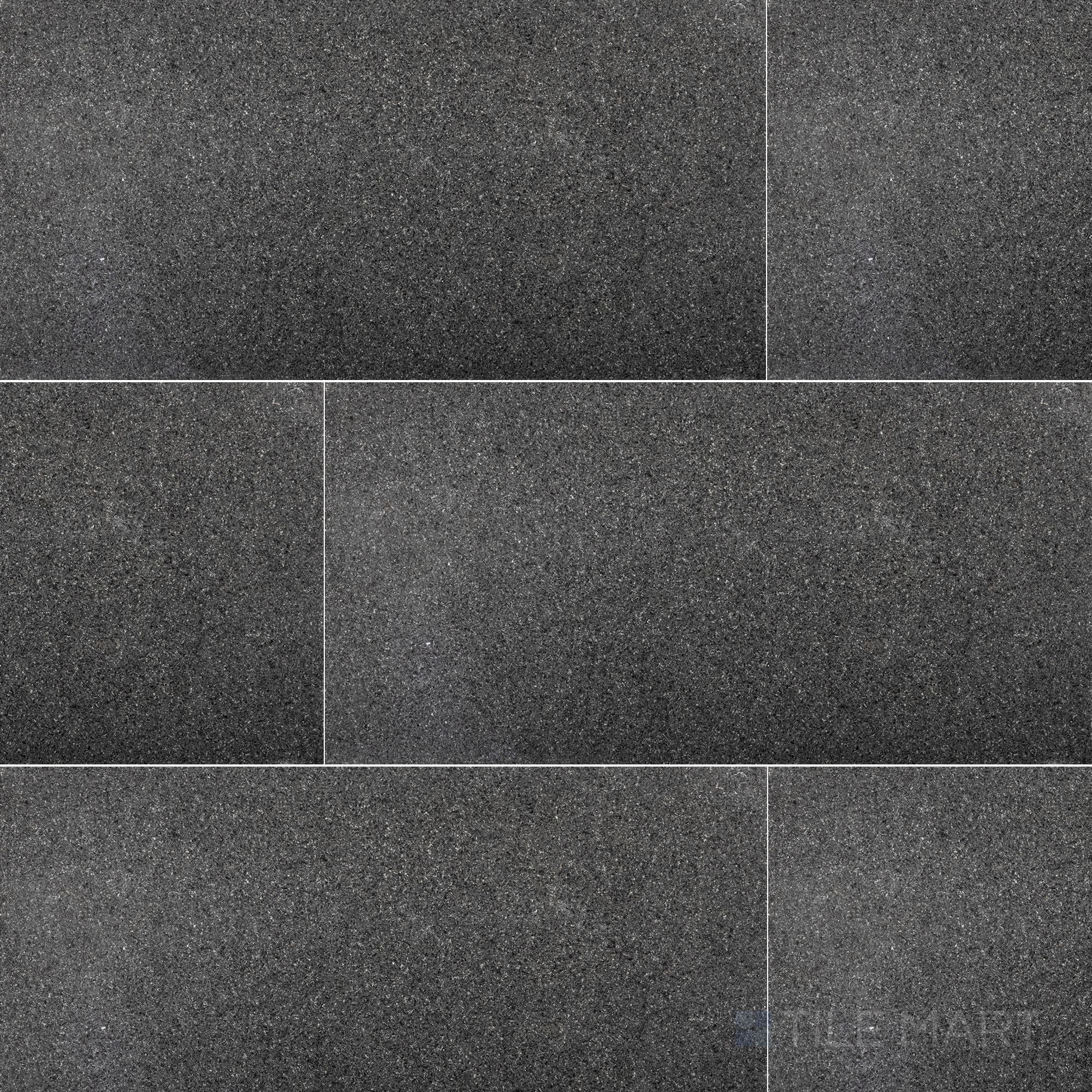Absolute Black 12X24 Flamed Granite Tile | Tilemart