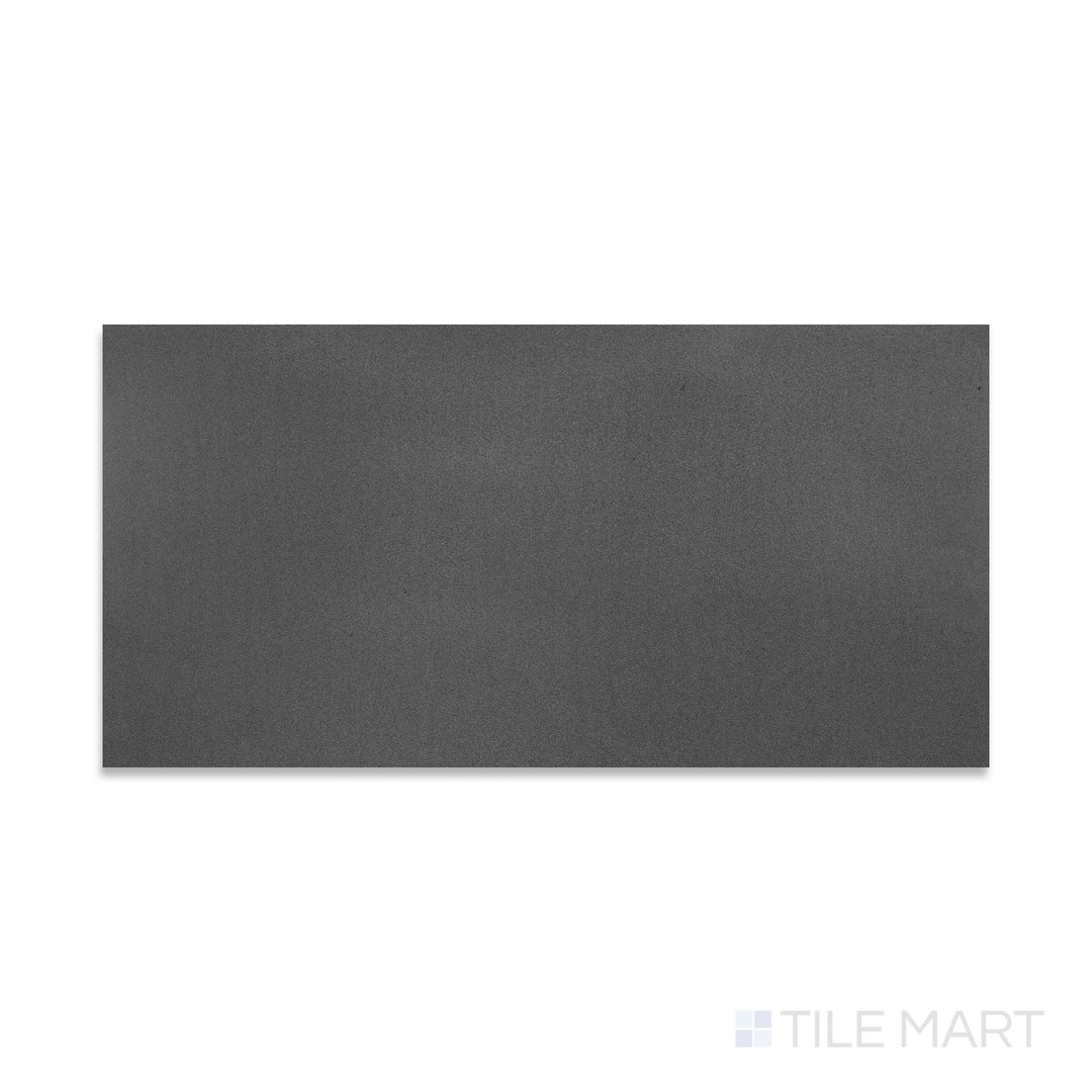 Detailed look at Basalt Grey 12X24 Honed, focusing on its smooth honed surface and elegant grey undertones.