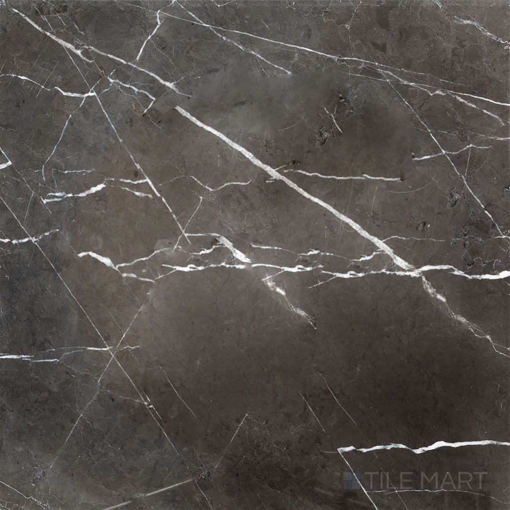 Graphite Marble 18X18 Polished | Tilemart
