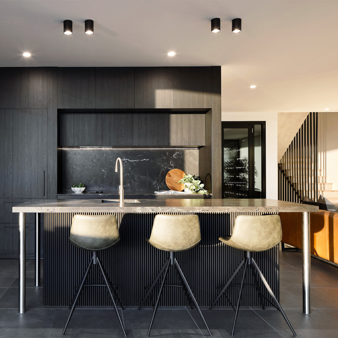 A striking black marble with delicate white veining, Negro Marquina Marble 3x6 honed tile creates a bold yet elegant aesthetic.