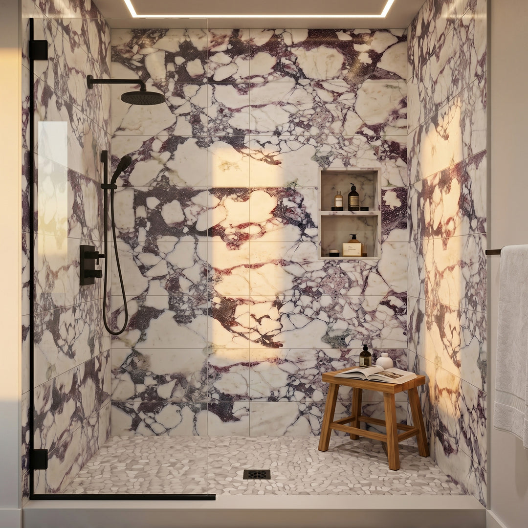 Calacatta Viola 12X24 Honed Marble Tile