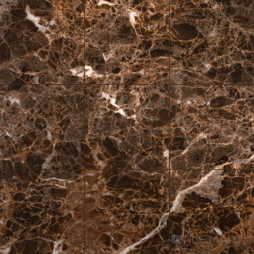 Emperador Dark 12X12 Polished Marble Tile