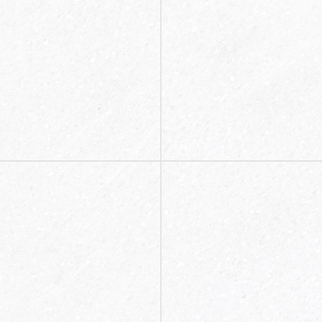 Thassos White Marble 18x18 Honed Tile brings a soft matte texture and balanced proportions, perfect for spacious, light-filled interiors.