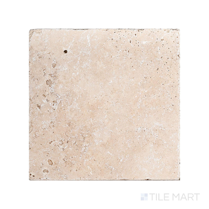 Ivory Premium Travertine 12X12 Tumbled
