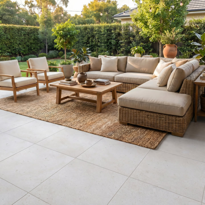 Crema Europa 24X24 Honed Limestone Tile
