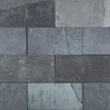 Indian Black Slate 3X6 Tumbled