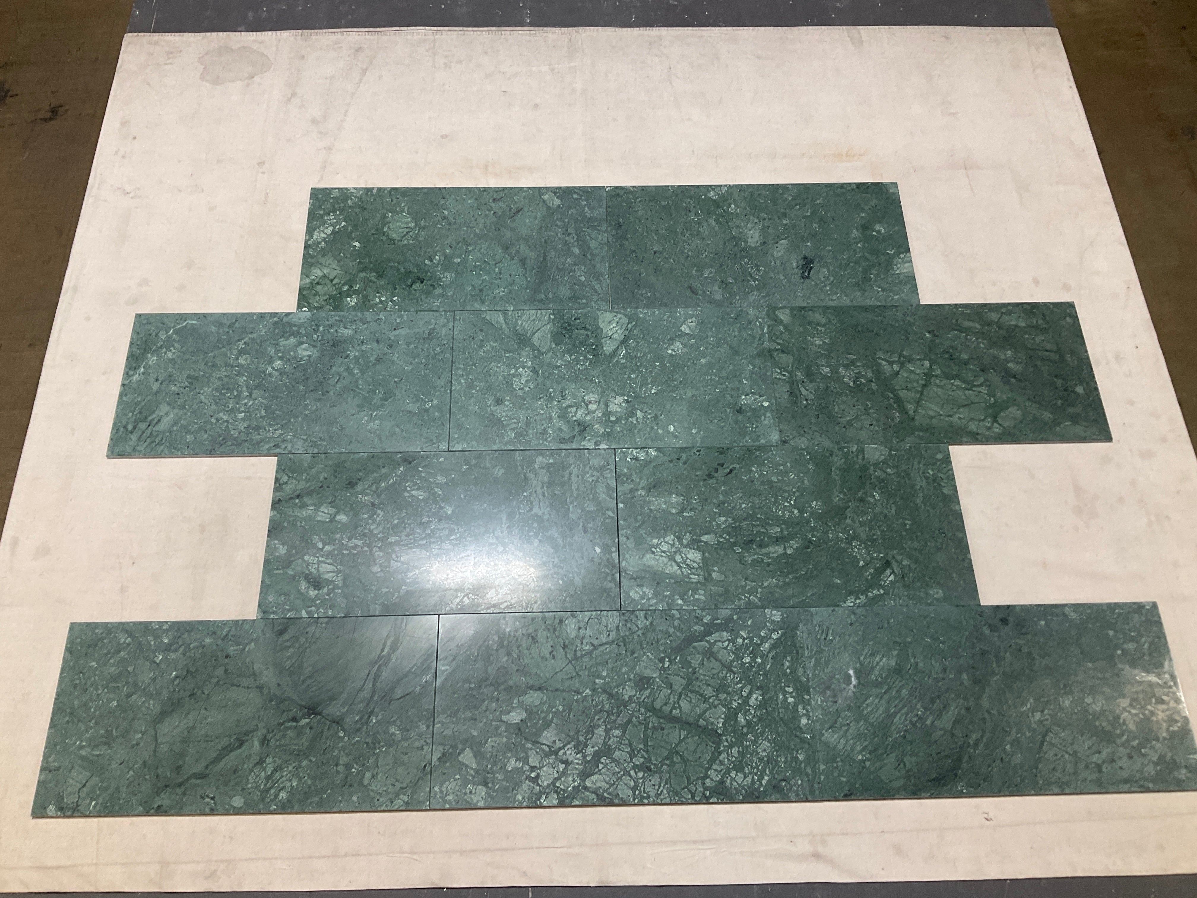 Empress Green 12X24 Honed Marble Tile | Tilemart