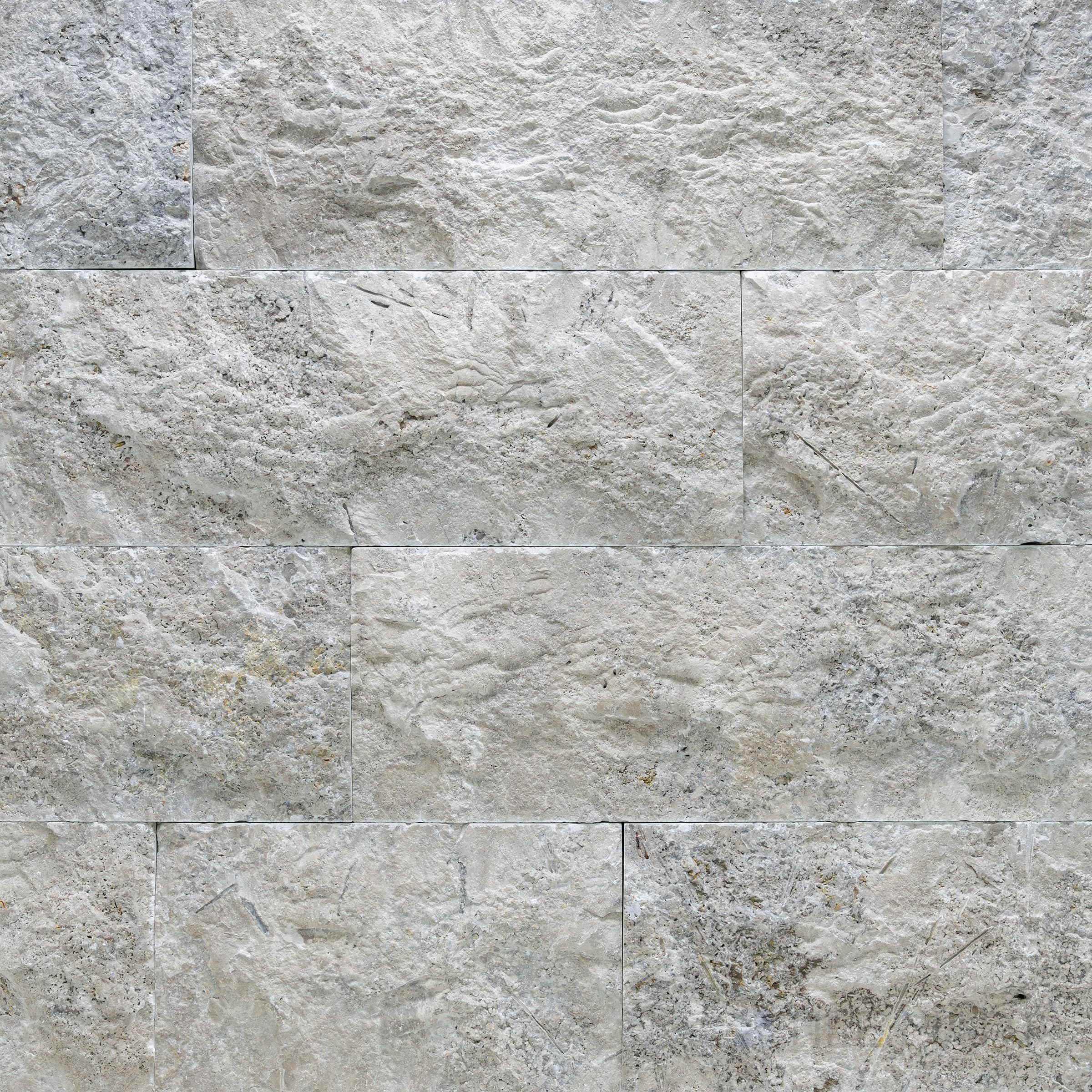 Silver Travertine 8 X Random Splitface Tile Veneer | Tilemart