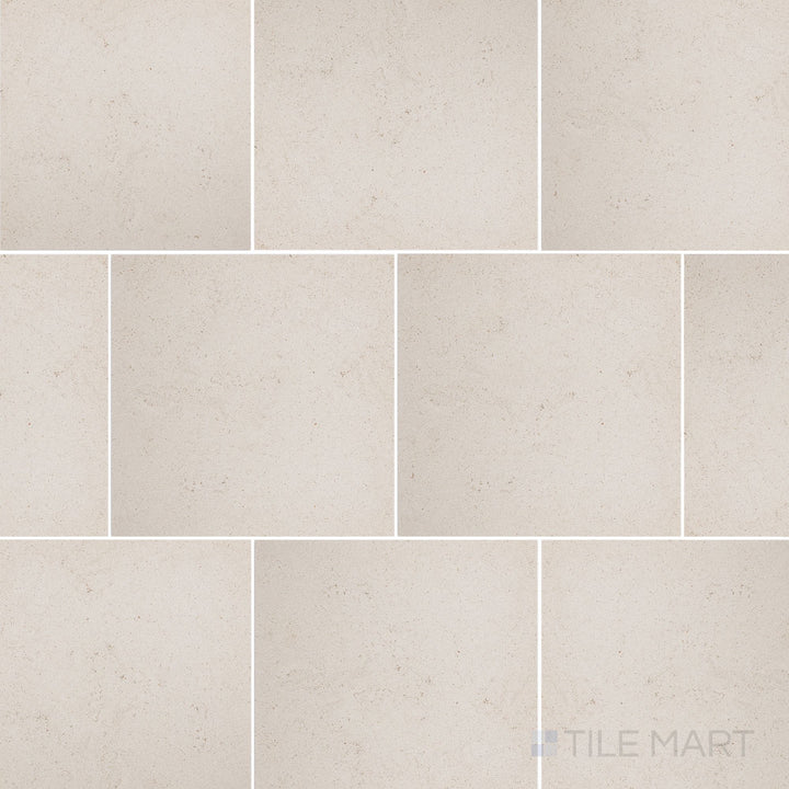 Porto Beige limestone 12x12 tile with a honed finish and subtle stone movement