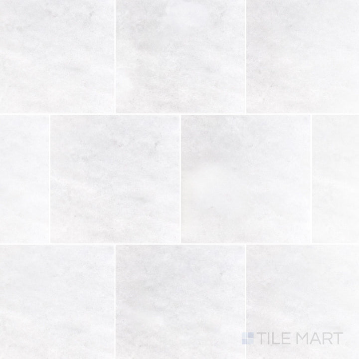 Polar White marble 12x12 tile with a polished finish and crisp reflective detail