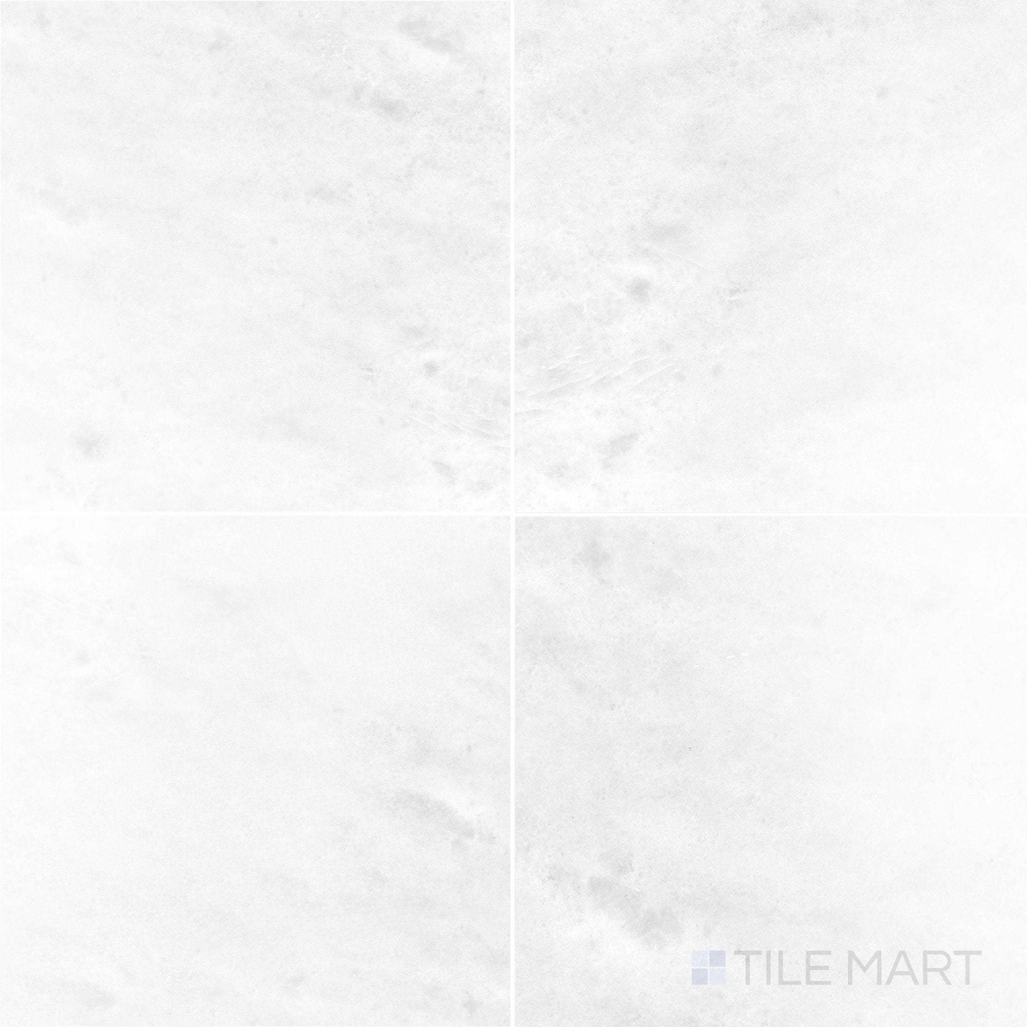 Polar White 18X18 Polished Marble Tile | Tilemart