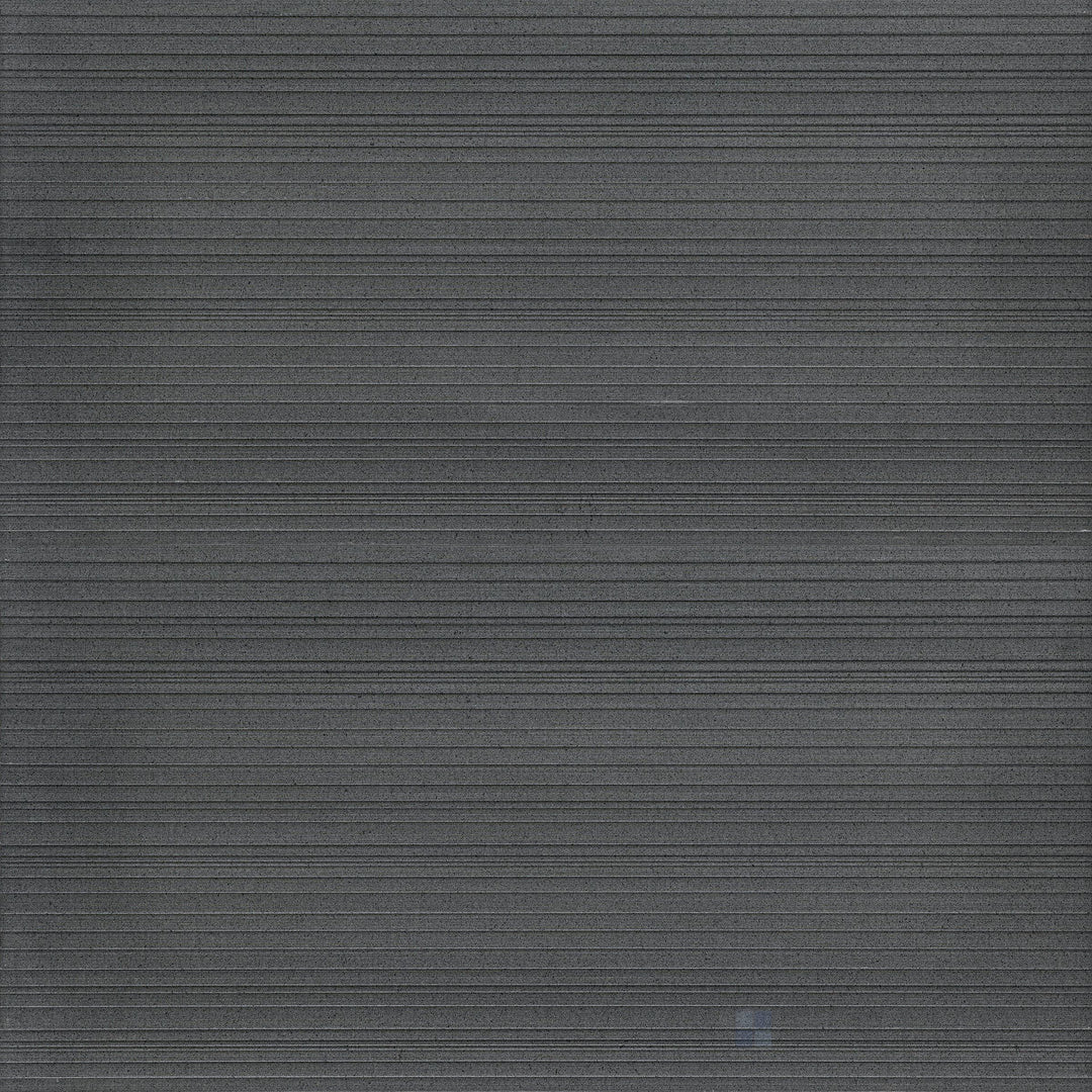 Ravello Black basalt 18x36 horizon tile with expansive scale and refined natural texture