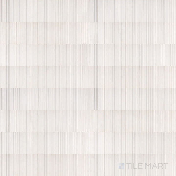 Ravello Lymbra limestone 6x24 fence tile featuring linear texture and natural tonal depth