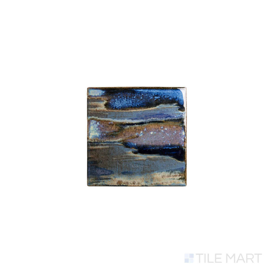 Detailed shot emphasizing the NAMI SHORELINE 6X6 showing off its intricate design and polished GLOSSY. The finish enhances the tactile appeal, ideal for stylish design applications.