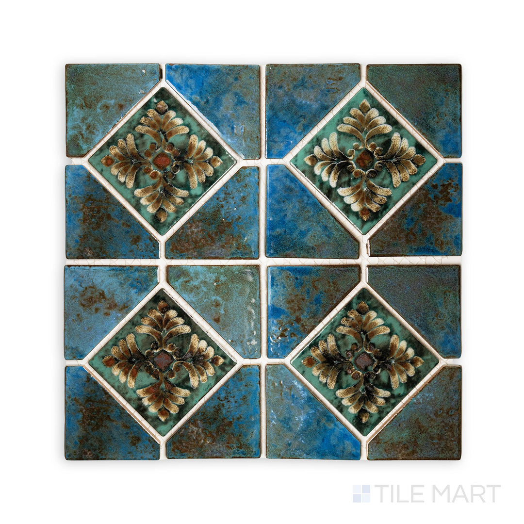 A crisp close-up revealing the JOYA 500 ALBI 6" DECO showing off its intricate design and polished SEMI GLOSS. Its details bring out a distinctive charm, making it perfect for intricate layouts.