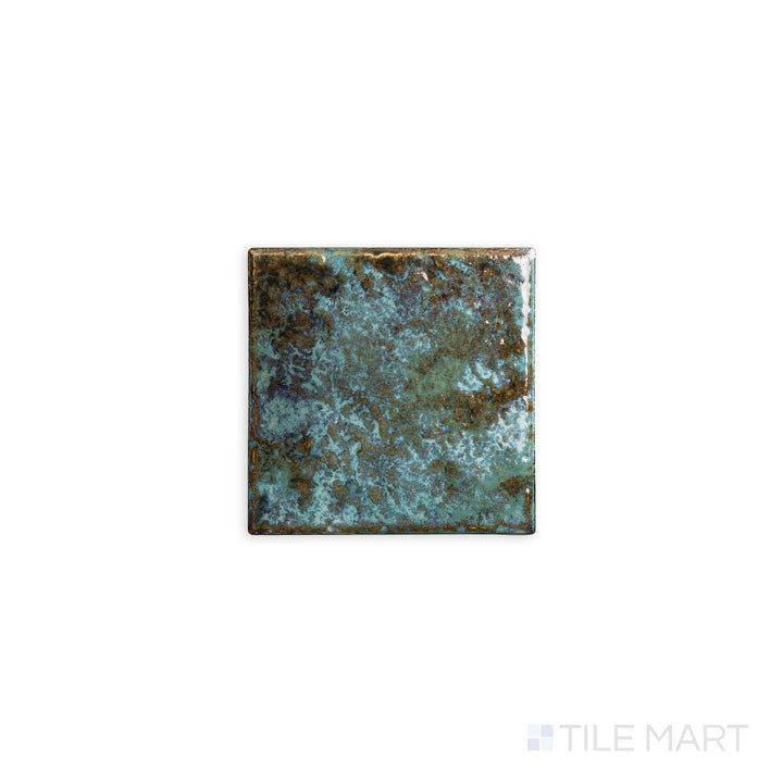 A crisp close-up revealing the JOYA 600 VERDE 6X6 showing off its intricate design and polished SEMI GLOSS. Its details bring out a distinctive charm, making it perfect for intricate layouts.