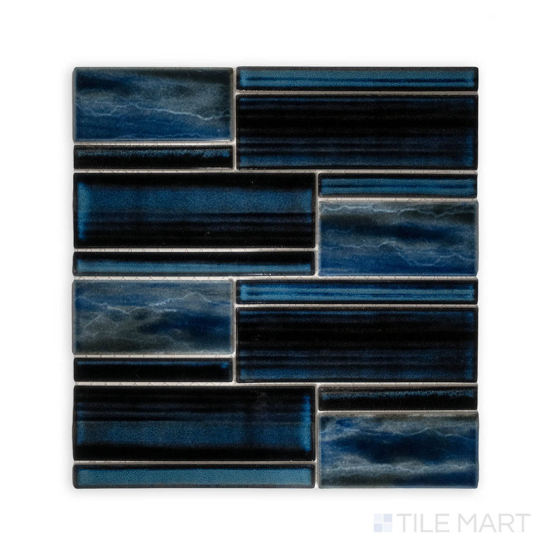 Close-up detailing of the OMEGA DARK MOON showing off its intricate design and polished GLOSSY. This tile’s fine edges are designed to create clean lines and seamless finishes.