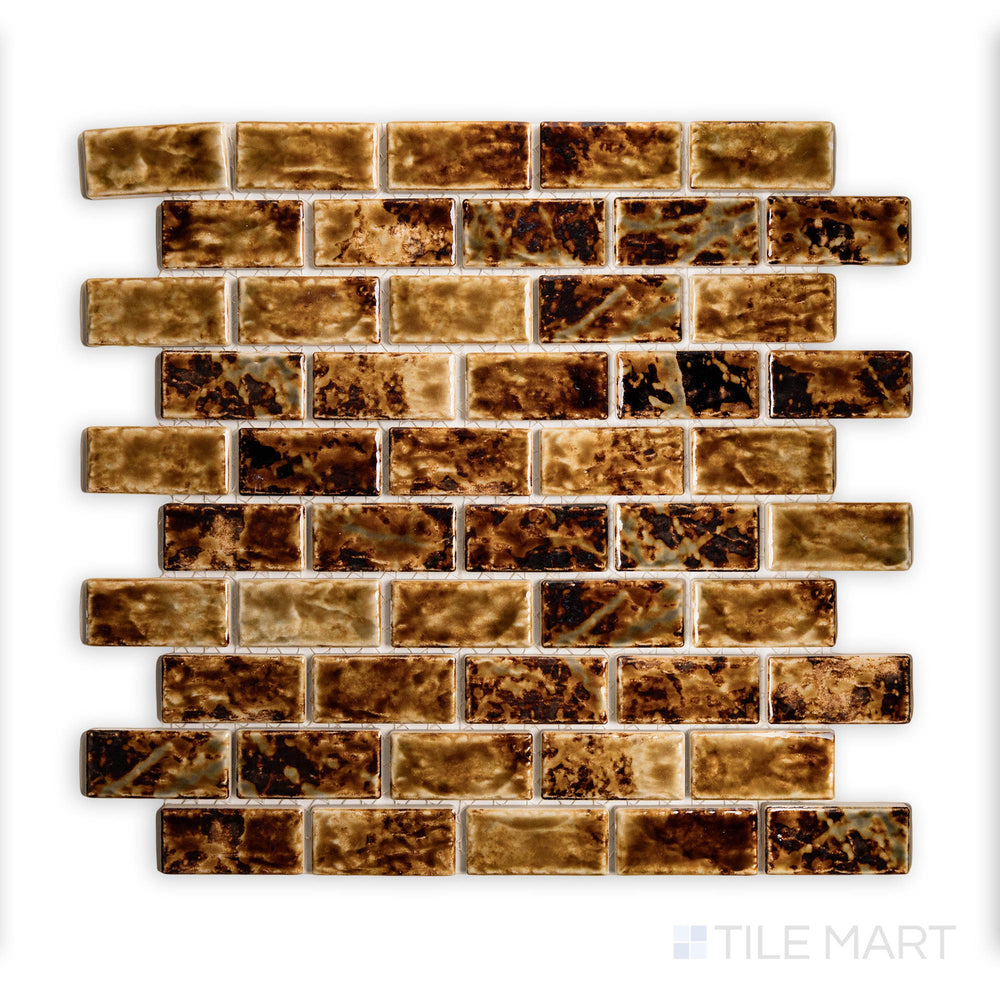 Close-up image showcasing the LICATA ONYX GOLD 1X2 showing off its intricate design and polished GLOSSY. Its depth of color adds a subtle yet striking visual impact.