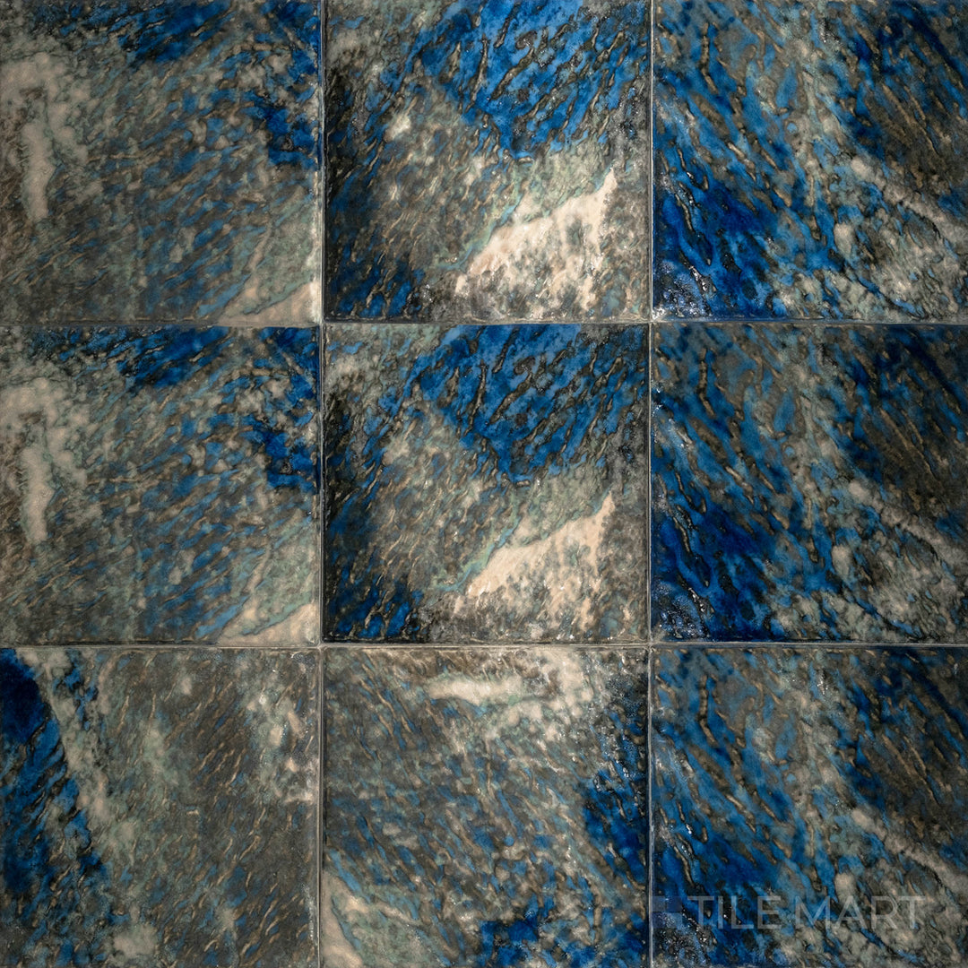 Skyward shot offering a glimpse of the PLANET OPAL 6X6 in GLOSSY finish. Its vibrant tones and smooth texture bring a touch of modern elegance to any space.