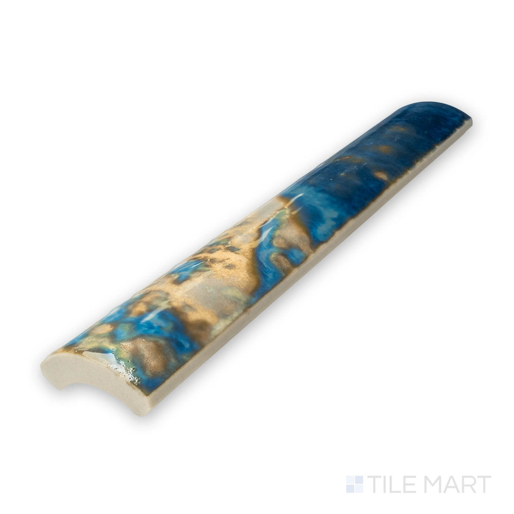 Close-up detailing of the PLANET 1X6 BEAD TRIM showing off its intricate design and polished GLOSSY. Its details bring out a distinctive charm, making it perfect for intricate layouts.