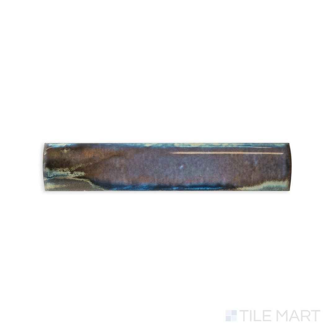 A detailed overhead shot showing the Nami 1x6 Bead Trim in Shoreline brings the serene essence of the coast with its glossy blue finish.