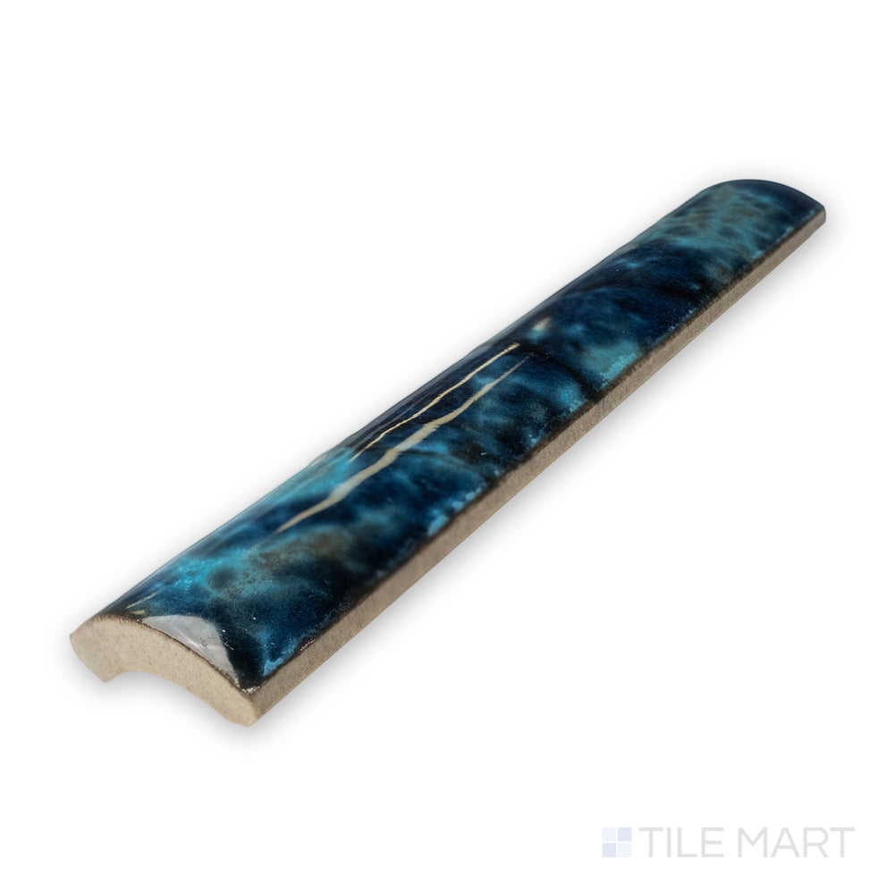 Close-up image showcasing the SAGA 1X6 BEAD TRIM showing off its intricate design and polished SEMI GLOSS. Its depth of color adds a subtle yet striking visual impact.