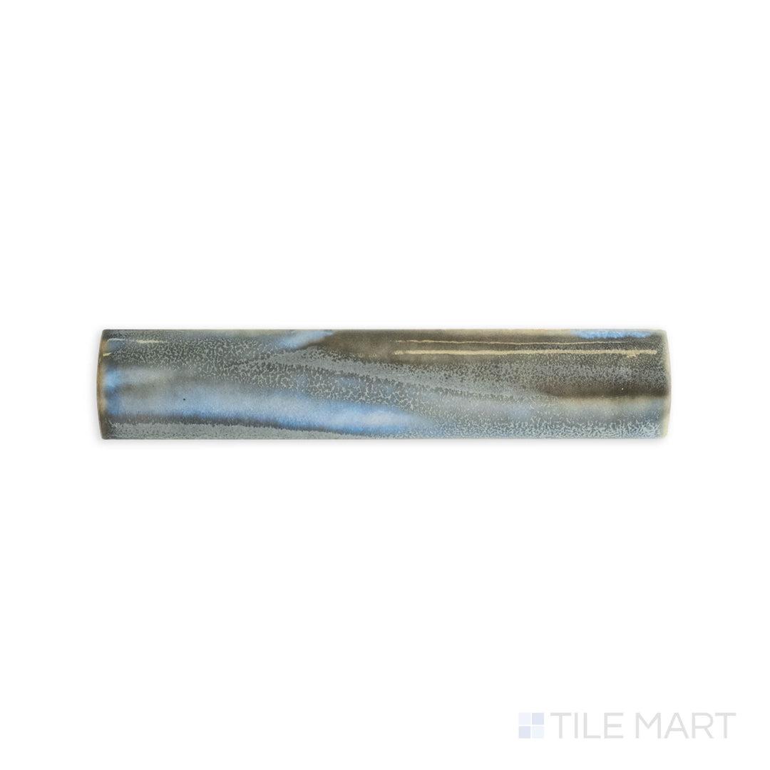 Top-down perspective of the KAWA 1X6 BEAD TRIM in SEMI GLOSS finish. Its design is suited for modern settings where texture and tone are essential.