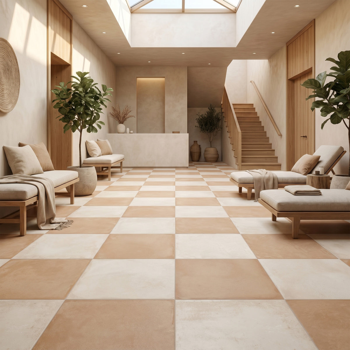 TERRACOTTA CHECKERBOARD