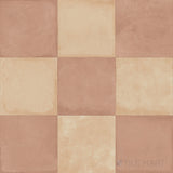 Amuri 8x8 Checkerboard Matte Porcelain Tile in Biscotto and Cotto