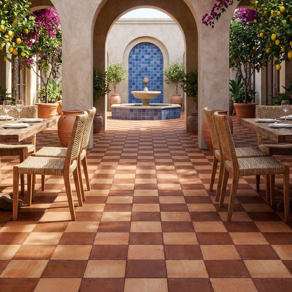 Fuego Checkerboard Tile