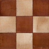 Fuego 9x9 Checkerboard R11 Matte Porcelain Tile in Natural  and Teja