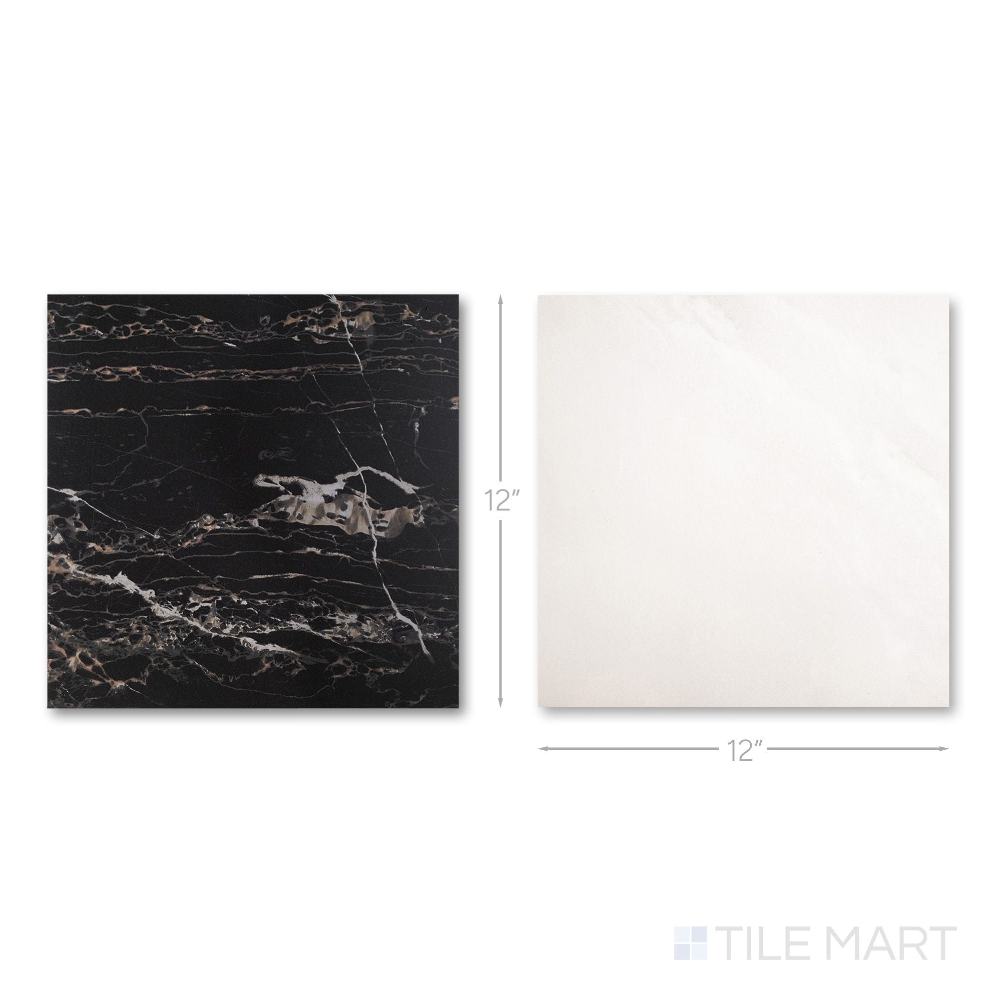 Palazzo 12x12 Checkerboard Natural Porcelain Tile in Luce and Nero Palazzo 12x12 Checkerboard Natural Porcelain Tile in Luce and Nero