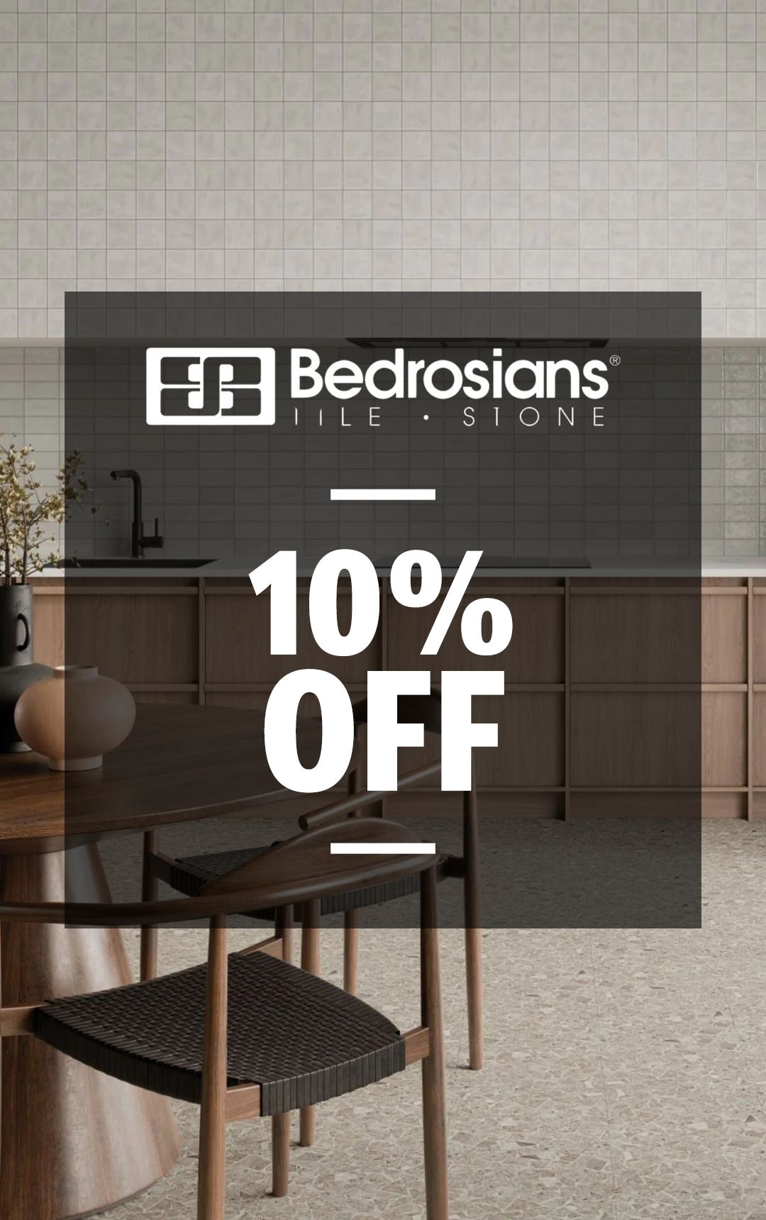 Bedrosians tiles available at a discount.