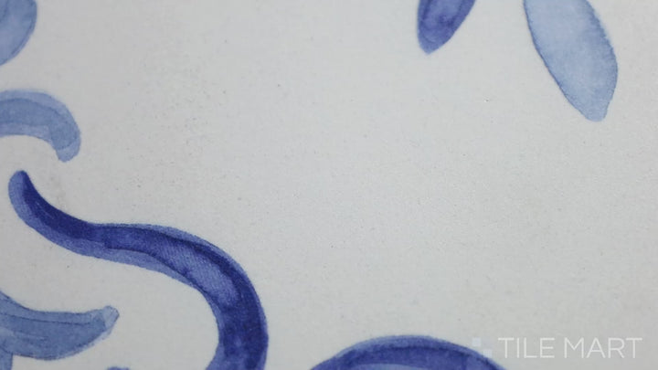 Video featuring Mestral Flower 9X9 Matte Porcelain. A beautifully patterned matte tile with floral accents, ideal for classic and contemporary interiors.